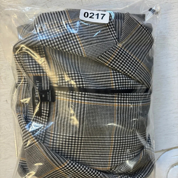 Lane Bryant Plus Size Double Breasted Blazer in Bastille Plaid Check size 14 - Picture 13 of 13